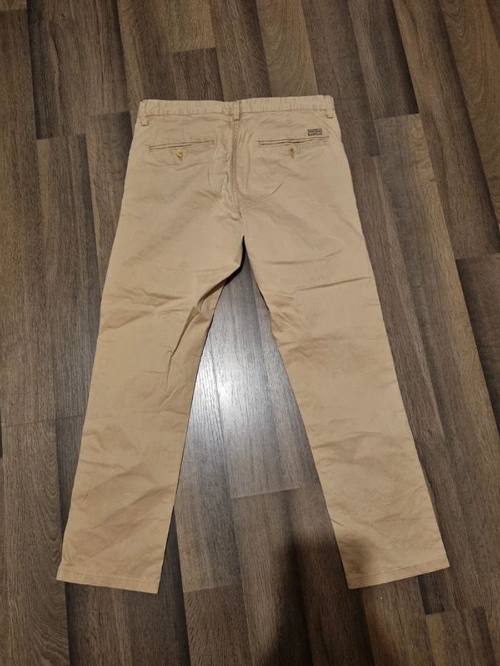 Pantalon femme chino stretch beige. Taille M / 29. Teddy Smith - photo numéro 2