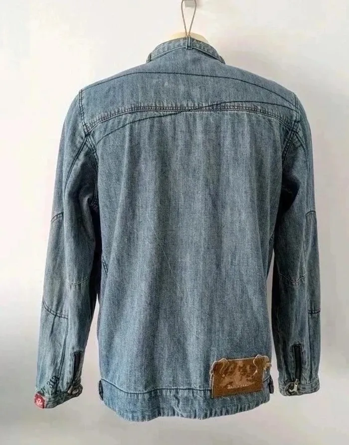 Veste en jean zippée - Bullrot - taille S - photo numéro 2