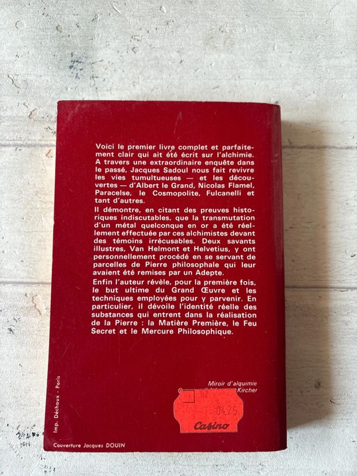 Le trésor des alchimistes Jacques sadoul - photo numéro 2