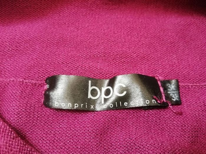 Robe midi mi-saison hiver violet bonprix collection t 36 38 - photo numéro 6