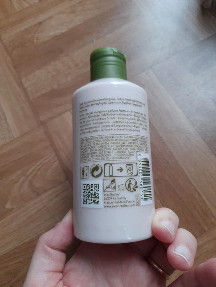 Lait corps énergisant. Framboise menthe poivrée - photo numéro 2