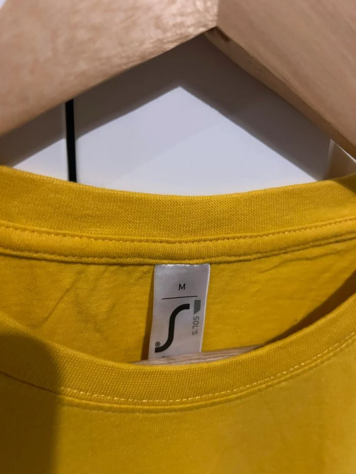 643 – t-shirt moutarde course Bouge Ta Planète - photo numéro 4