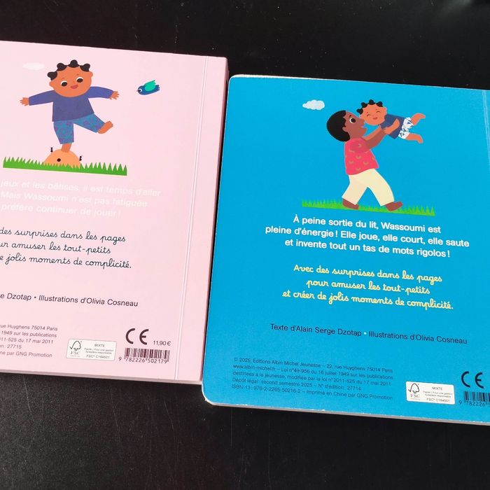 Lot 2 livres Wassoumi neuf Albin Michel Jeunesse - photo numéro 2