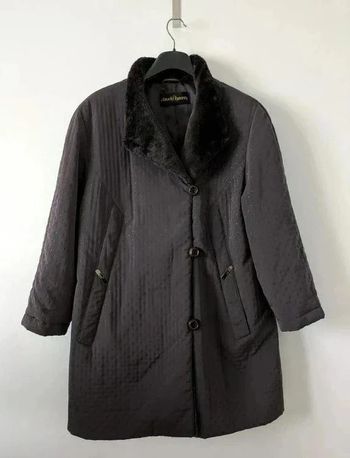 Manteau d'hiver avec fausse fourrure - Claude Havrey - taille 46