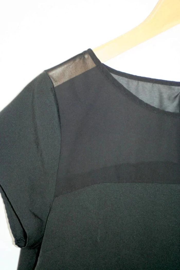 Haut noir léger voile sur le haut In Extenso taille 46 - photo numéro 2