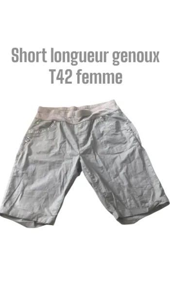 Short longueur genoux T42 femme 👩