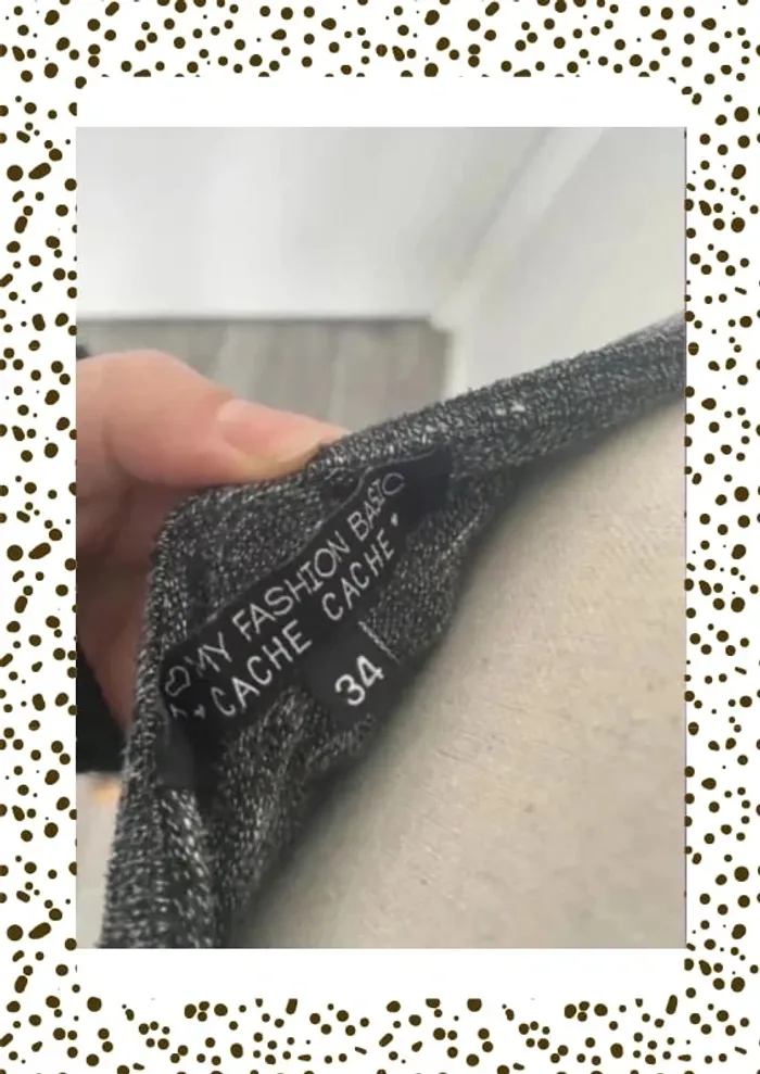 Robe grise tacheté - photo numéro 5