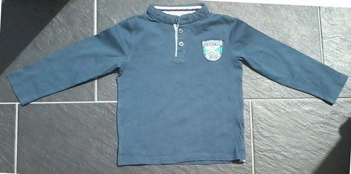 Joli tee-shirt baseball manches longues garçon 3-4 ans