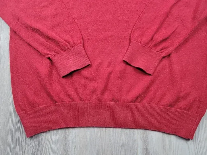 Pull rouge col V LL Bean – taille M – Très bon état - photo numéro 4