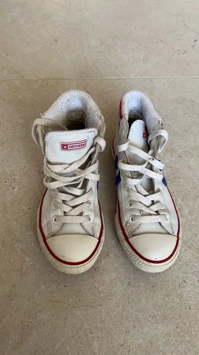 Converse haute cuir mixte - photo numéro 2