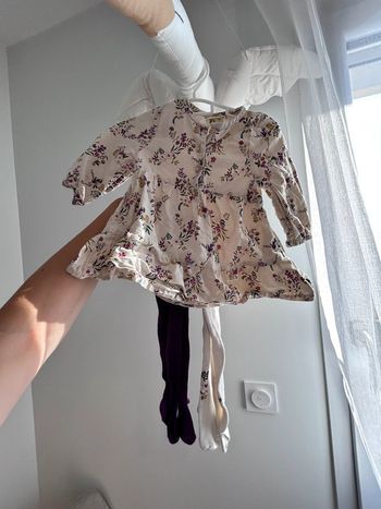 Robe avec collant