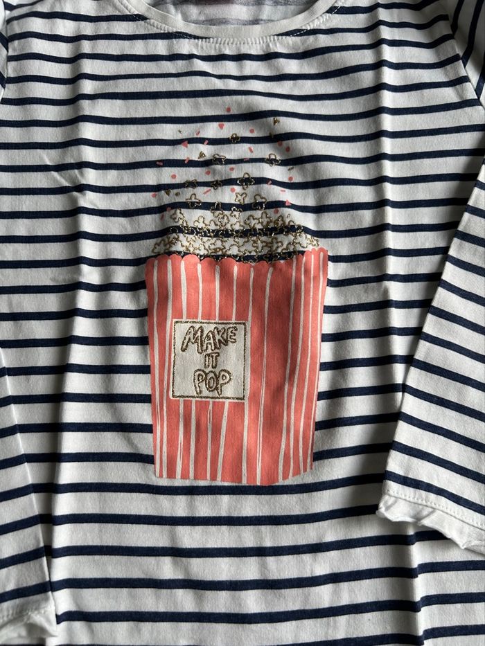 Lot de 3 t-shirts manches longues petite fille « Tape à l’œil » - photo numéro 4