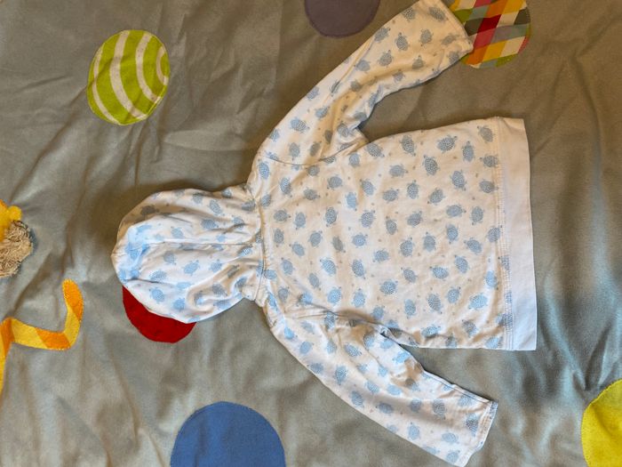 Joli gilet motif tortue 74cm - photo numéro 7