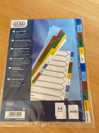 Intercalaires en plastique