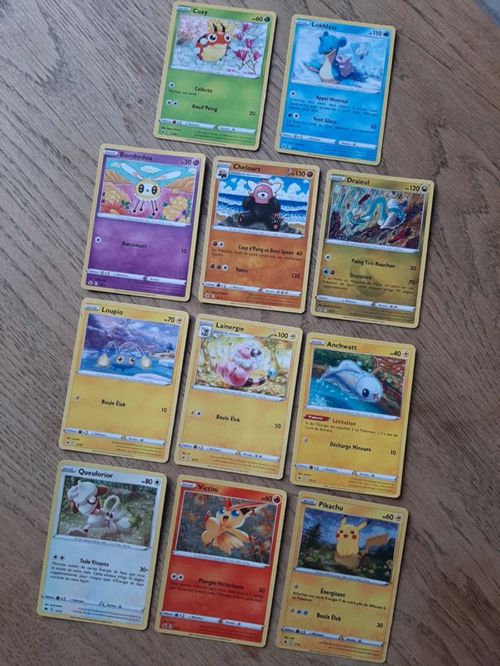 Lot carte pokemon macdo 2022 pikachu etc - photo numéro 3