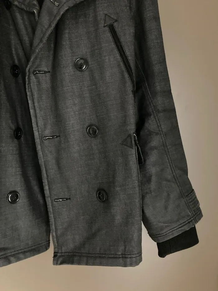 Caban homme denim enduit anthracite xl Kaporal - photo numéro 2