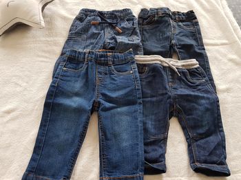 Lot de 4 jeans garçon 6 mois