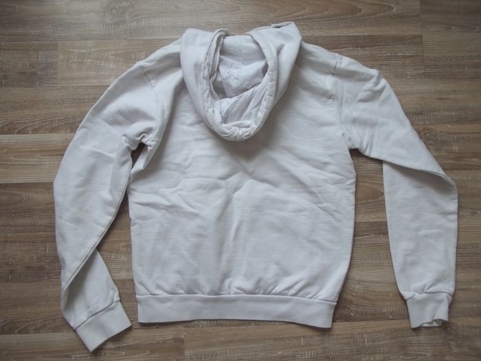 Sweat à capuche blanc "Vintage College" Maxway M - photo numéro 5