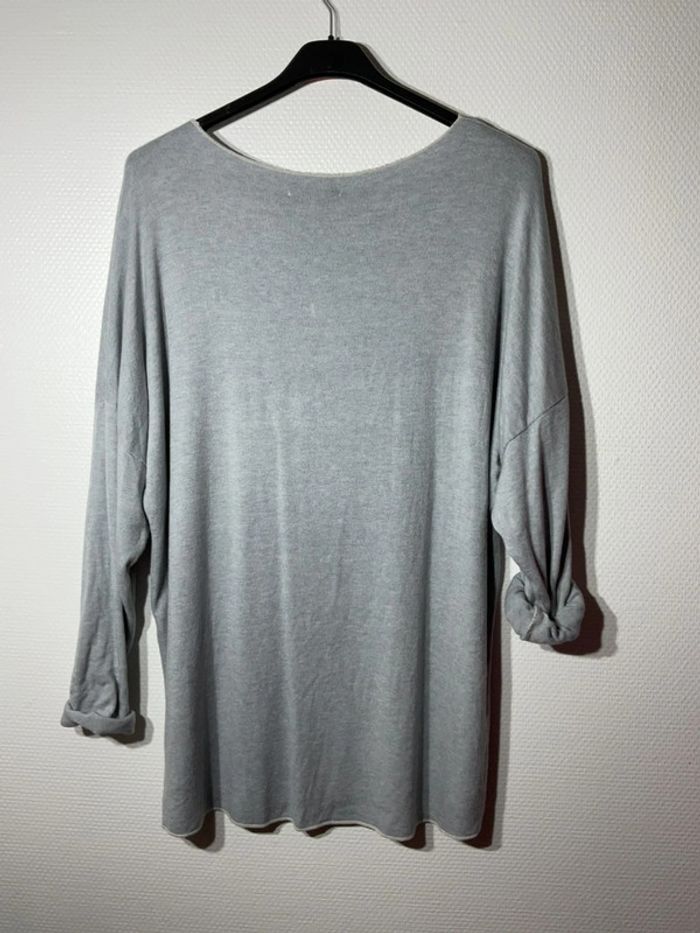 Pull « double cœurs » femme taille unique (36-44)- vivichy - neuf ave étiquette - photo numéro 3