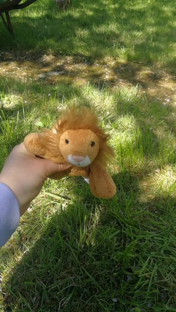Peluche miniature douce lion