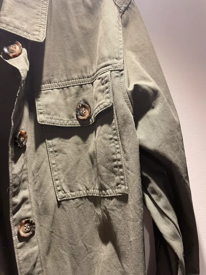 Veste légère kaki taille 38 comme neuve - photo numéro 7