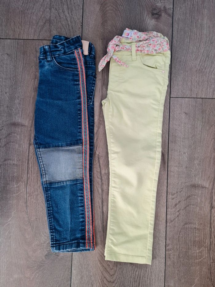 Lot de 2 pantalons fille 4 ans