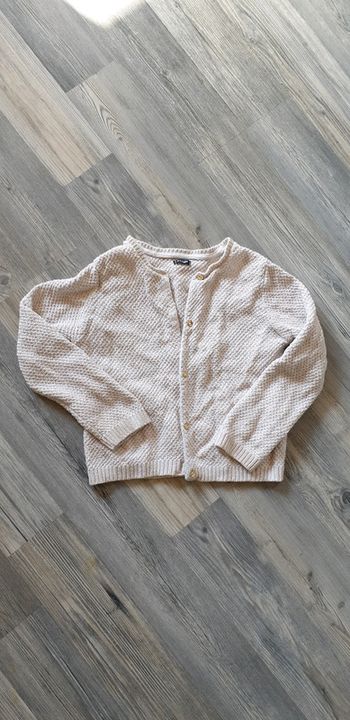 Gilet beige pailleté 3 ans