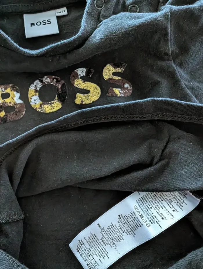 Ensemble 9 mois marron et noir BOSS - photo numéro 4