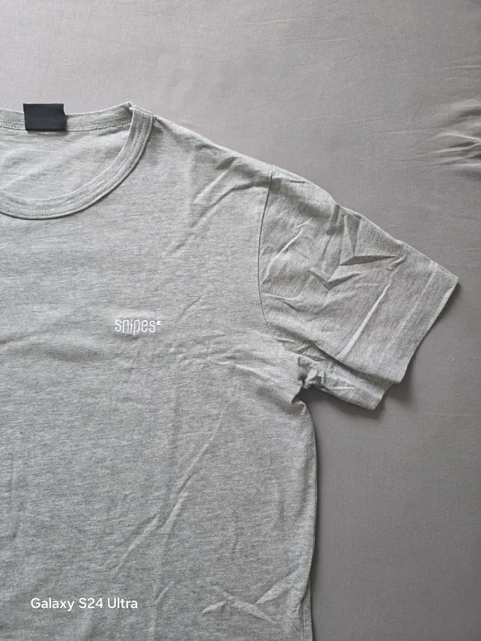 T-shirt SNIPES, gris clair - Style Streetwear / Casual - photo numéro 3