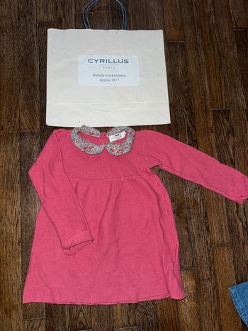 Robe maille Cyrillus  18 mois Liberty