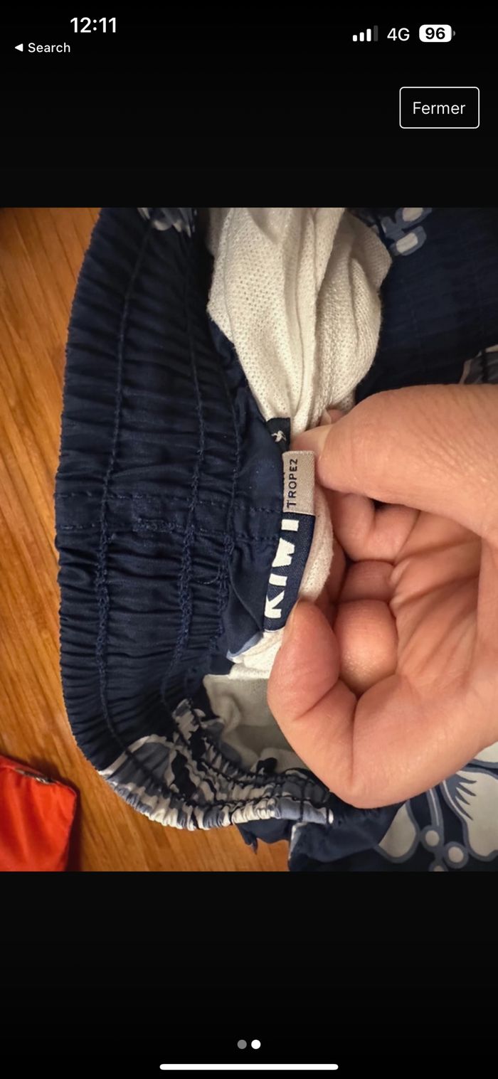 Maillot kiwi 8 ans - photo numéro 2