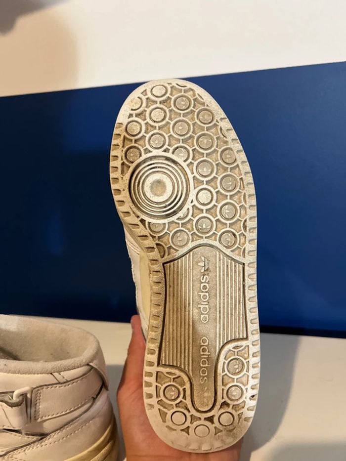adidas forum montante blanche à restaurer - photo numéro 4