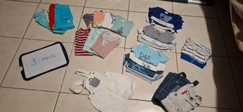 Lot 3 mois garcon été 