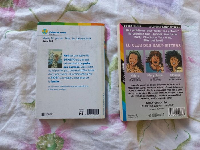 Lot 2 livres pani,la petite fille du Groenland et carla perd la tête - photo numéro 2