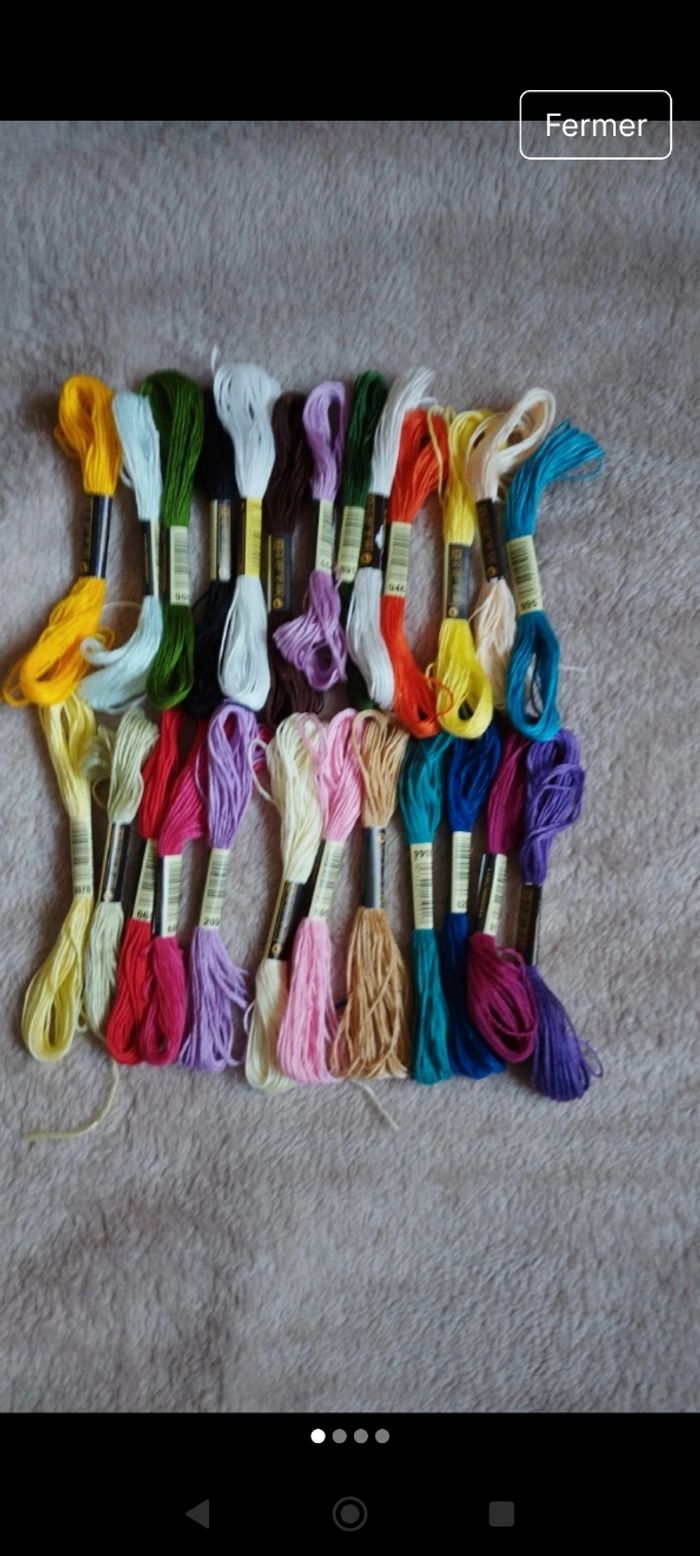 50  paquets de fils a broder - photo numéro 3