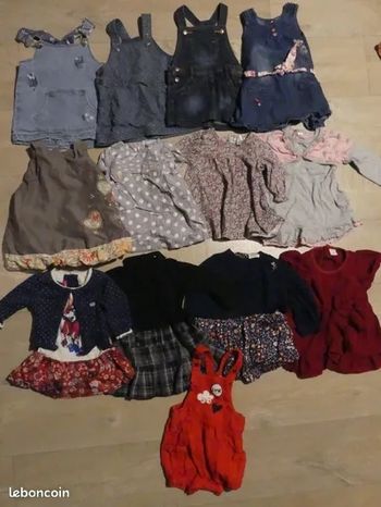 Lot vêtements fille 6mois hiver