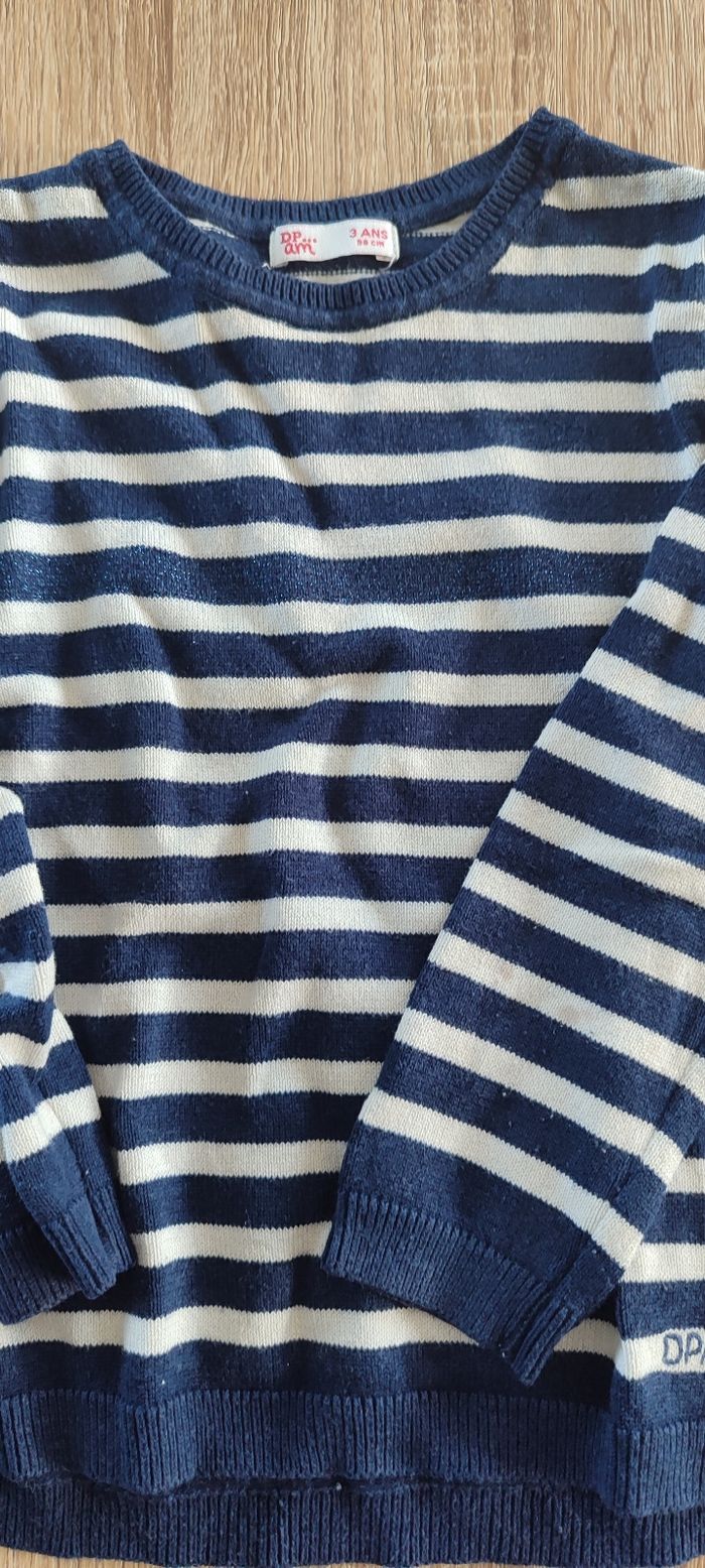 Lot 2 pulls léger rayure - photo numéro 3