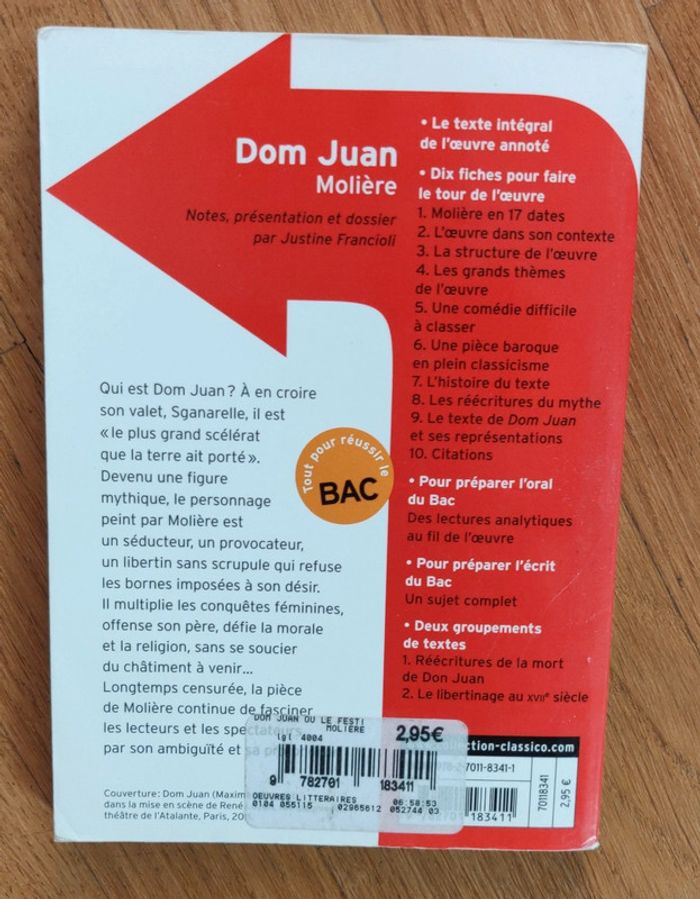 Livre Dom Juan - Molière - photo numéro 2