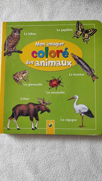 Mon imagier coloré des animaux