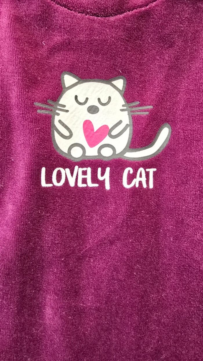 Lot de 2 pyjama velours en 3 mois - photo numéro 4