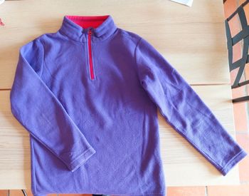 Polaire violette fille