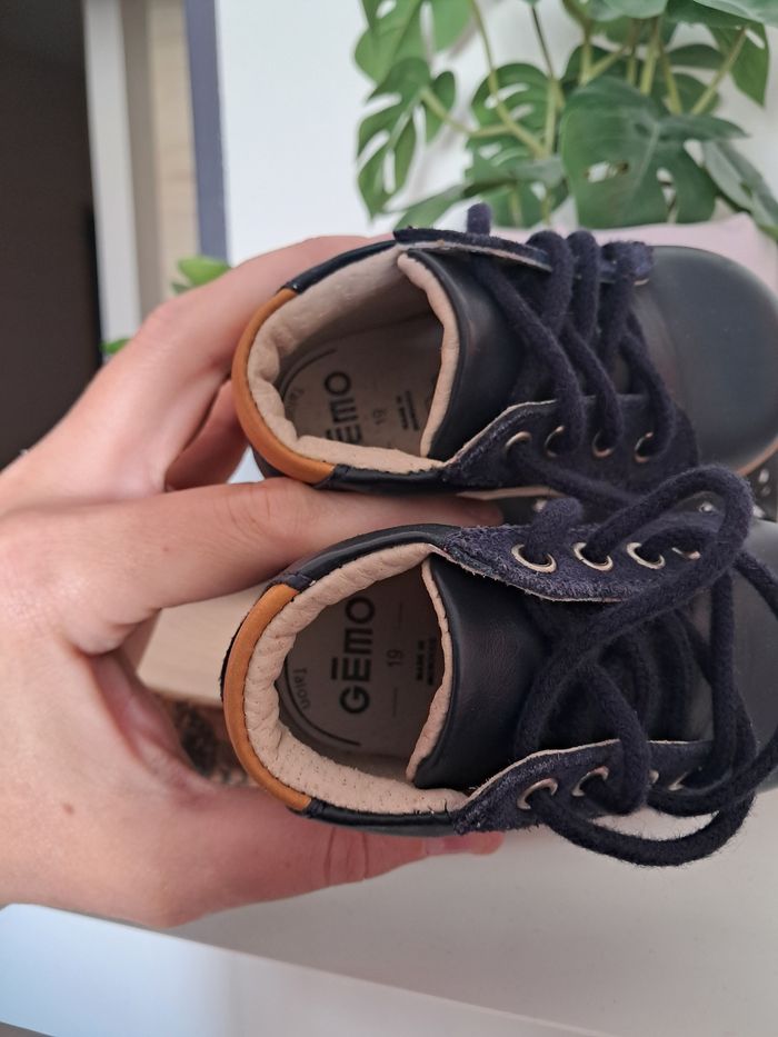Chaussure cuire bleu - photo numéro 4