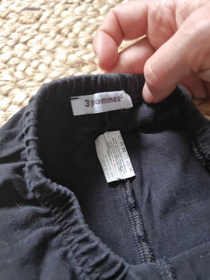 Legging noir 3 pommes 3 ans - photo numéro 3