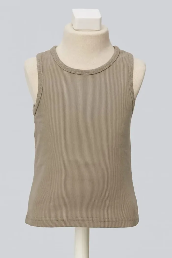 Débardeur côtelé kaki Kid Kanaï Taille 3 ans - photo numéro 2