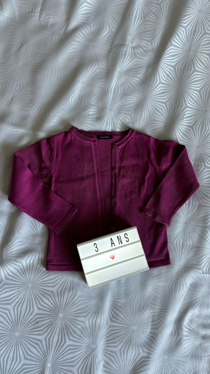 Gilet fille 3 ans