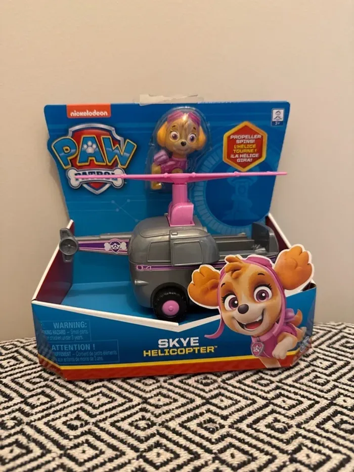 Pat patrouille - Chienne stella et son helicoptere- 3 ans et +