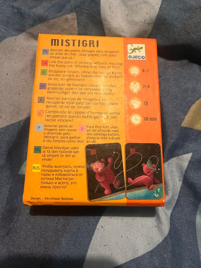 Jeu djeco mistigri - photo numéro 2