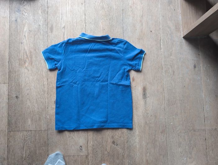 Polo bleu nid d'abeille sergent major 10 ans - photo numéro 3