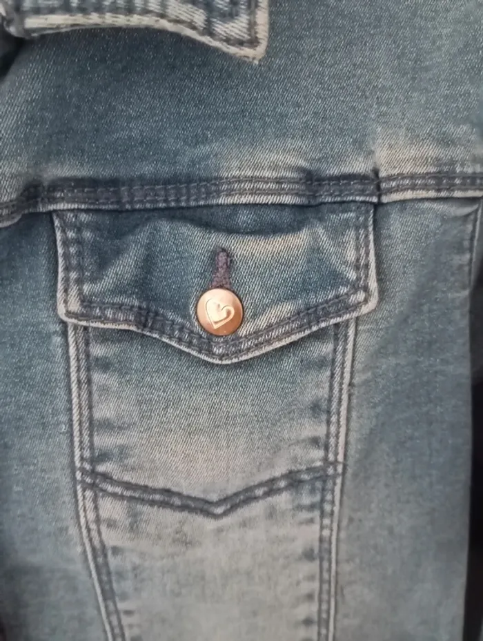 Veste jean taille 10 ans - photo numéro 5