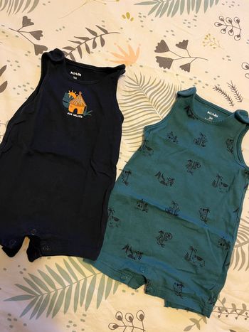 Lot barboteuses kiabi 3m